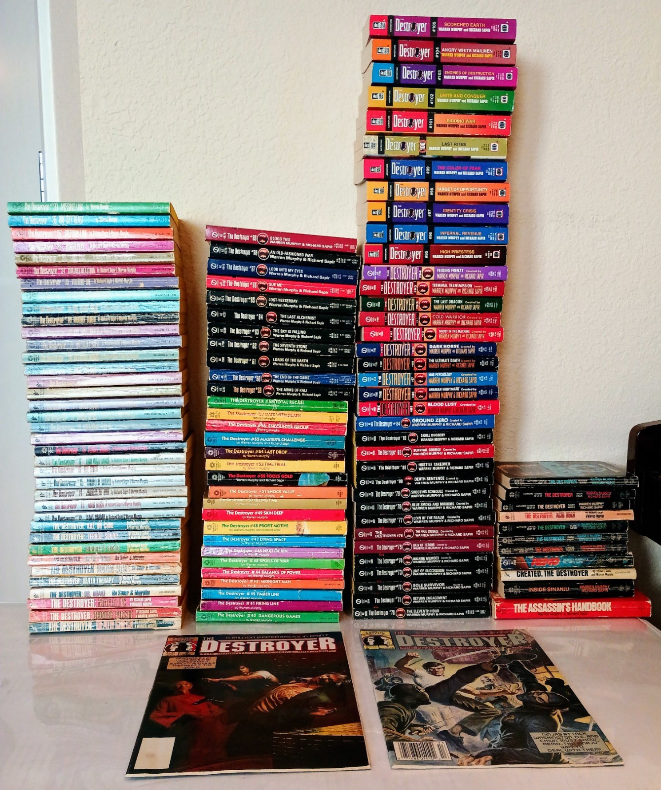 The Destroyer Lot #1-105 (except #28) + Some Duplicates, Extras, and Comic Books