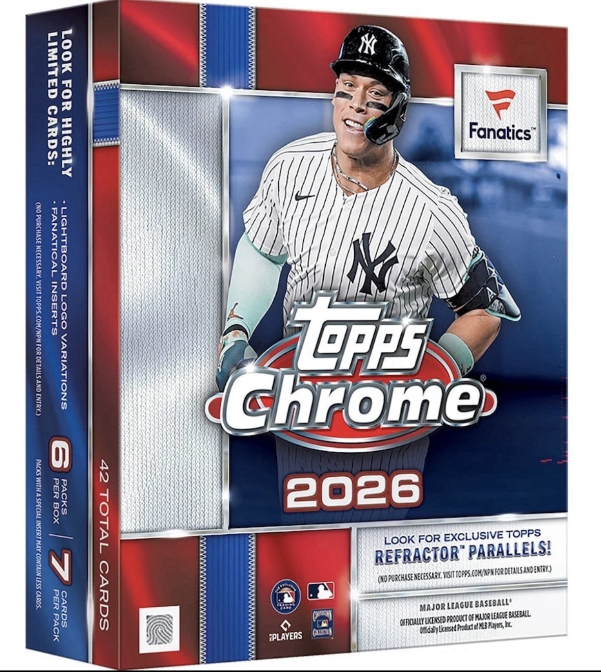 2026 Topps Chrome Baseball Fanatics Exclusive Mega Box MLB *SEALED IN HAND* 2026 Topps Chrome Baseball Fanatics Exclusive Mega Box MLB *SEALED IN HAND*