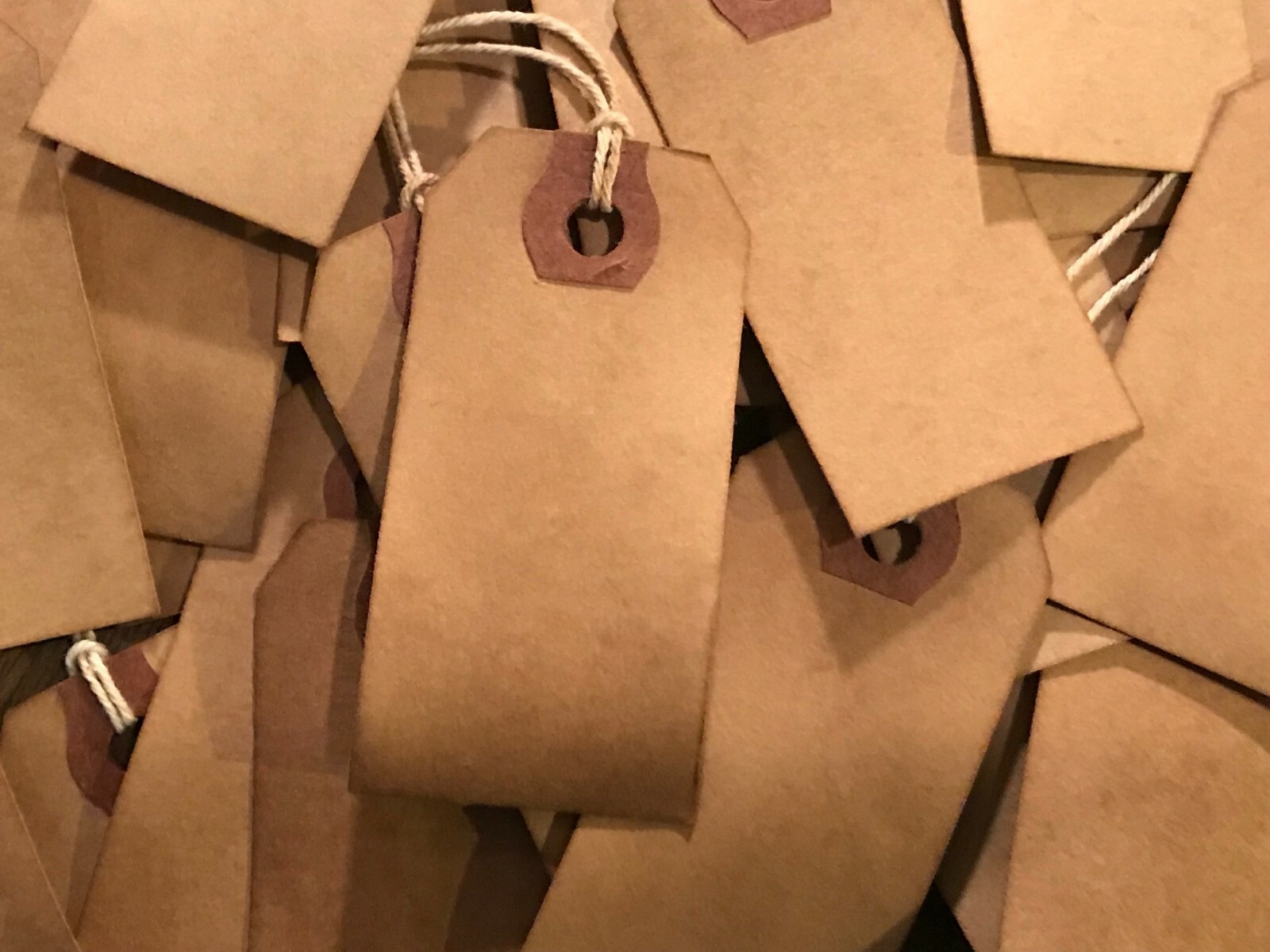 300 Small Primitive Coffee Stained Antique store Price Hang Tags lot farmhouse 300 Small Primitive Coffee Stained Antique store Price Hang Tags lot farmhouse