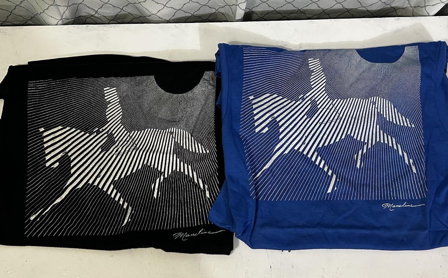 (2) Vintage EQUESTRIAN T-Shirts XS Blue & Black NWOT 1980s Horse Single Stitch (2) Vintage EQUESTRIAN T-Shirts XS Blue & Black NWOT 1980s Horse Single Stitch
