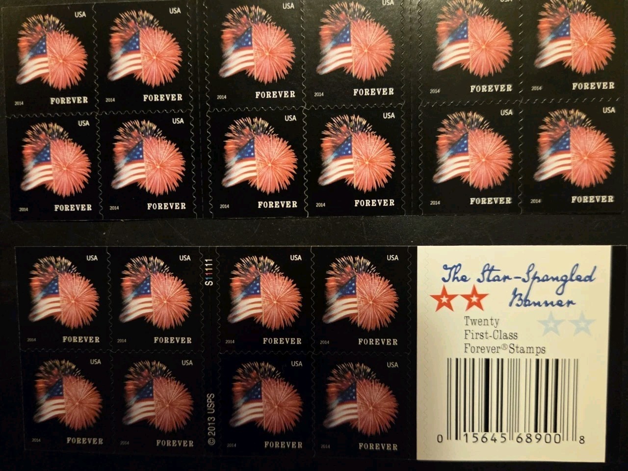 Phil A. Telist's US Flag Stamps. 40 Stamps. .