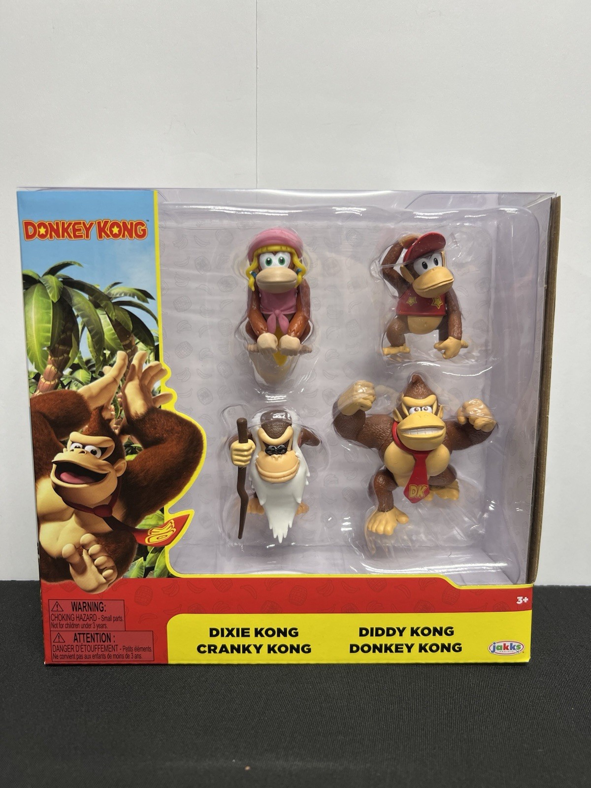 Jakks Pacific Nintendo Kong 4 Figure Set Donkey Dixie Diddy Cranky Brand New 2.5 Jakks Pacific Nintendo Kong 4 Figure Set Donkey Dixie Diddy Cranky Brand New 2.5