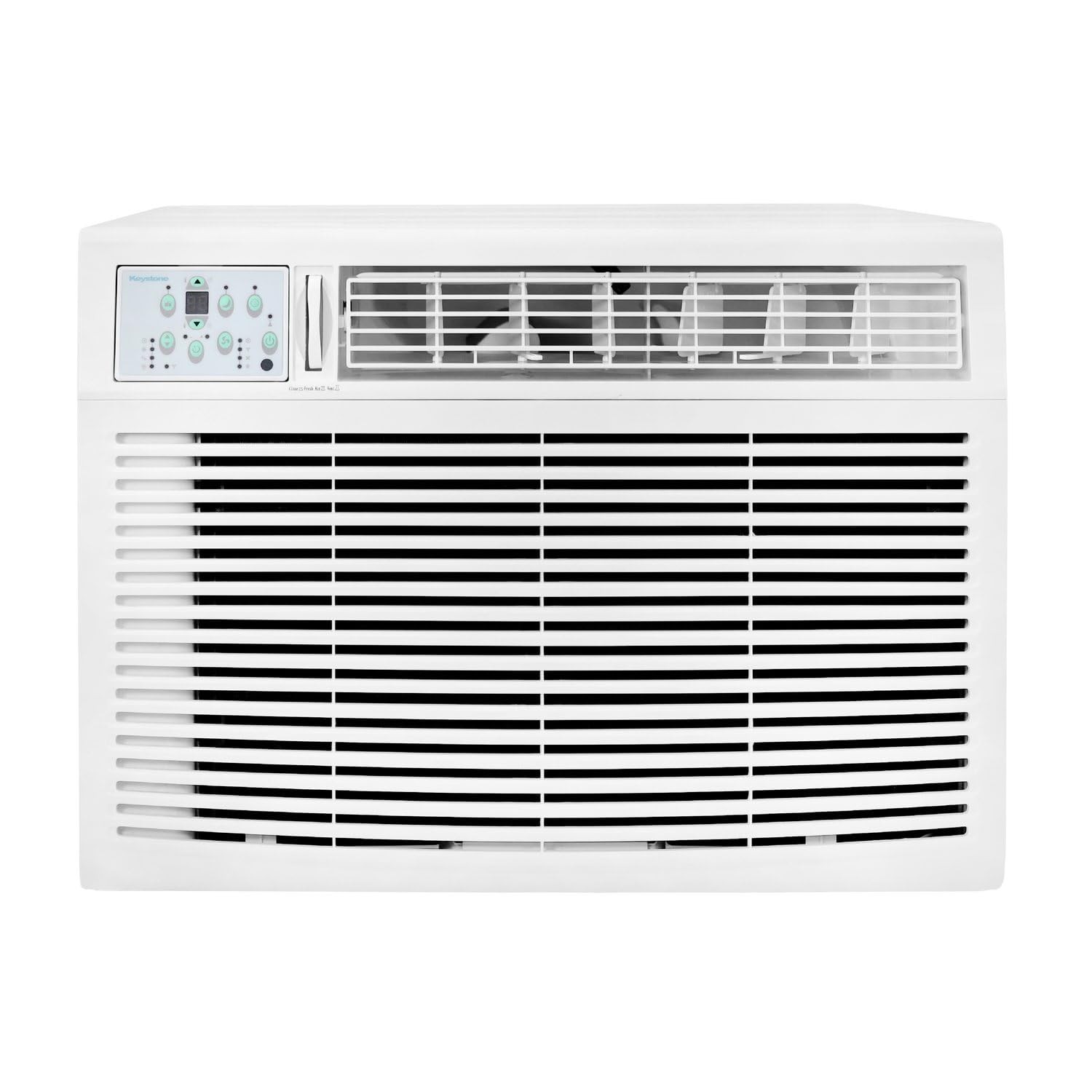 Keystone 23,200 BTU Window Air Conditioner with 16,000 BTU Supplemental Heat ...