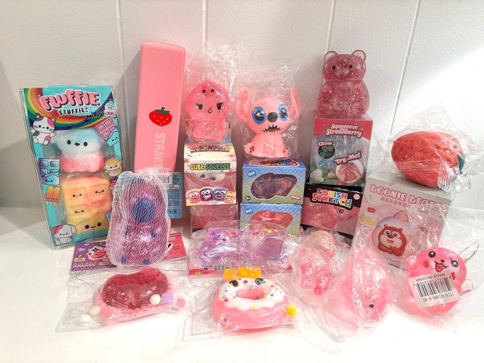 RMS Crazy Fun Five Below squishy sugar, Taba, Butter huge PINK LOT of 22