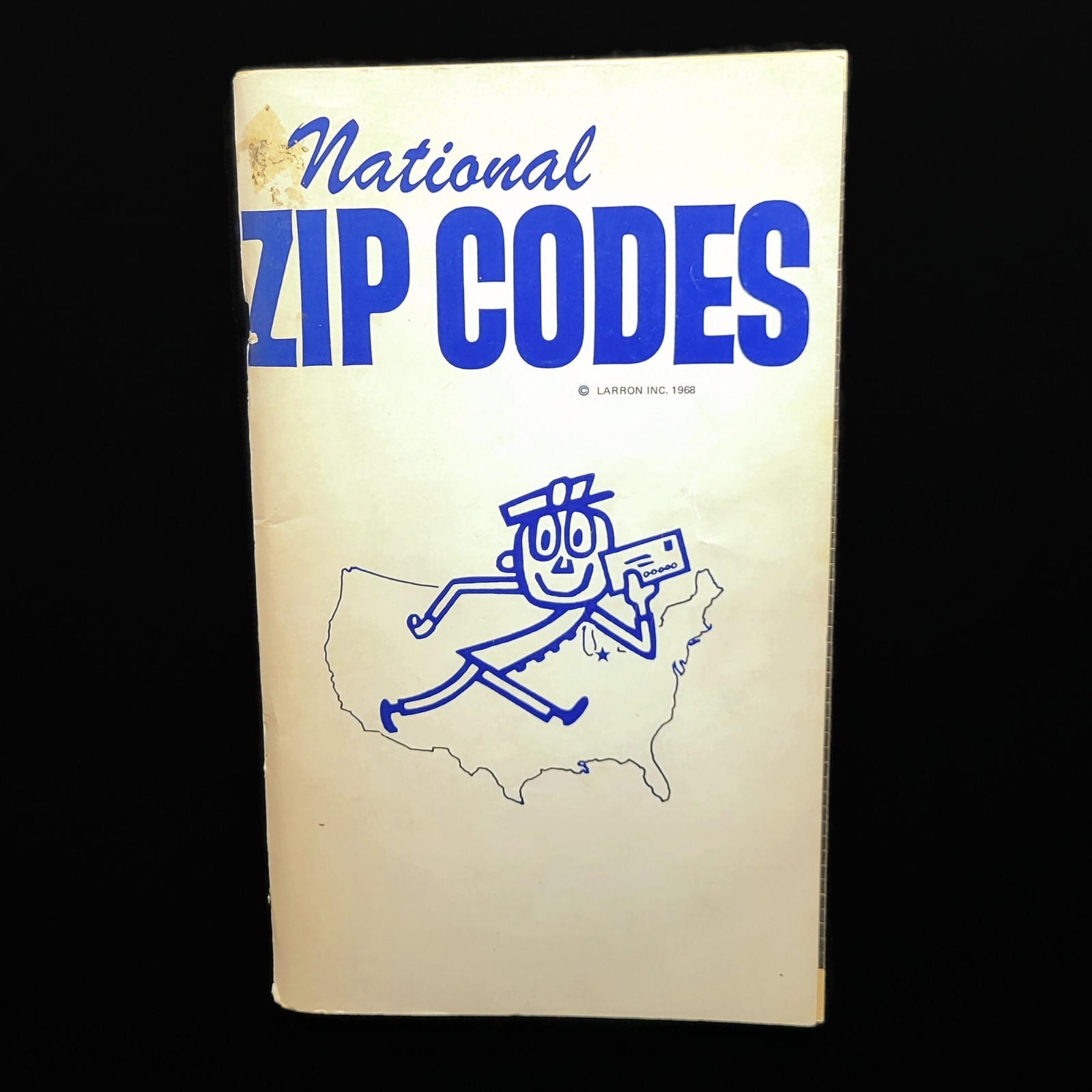 Vintage 1968 National Zip Codes Directory Book Booklet Mr Zip Postal Rates Map