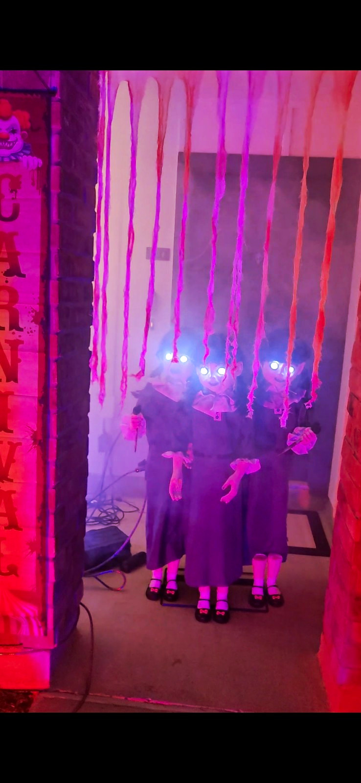 HALLOWEEN 🎃 4FT Evil Triplets Animatronic Prop | Complete and Working