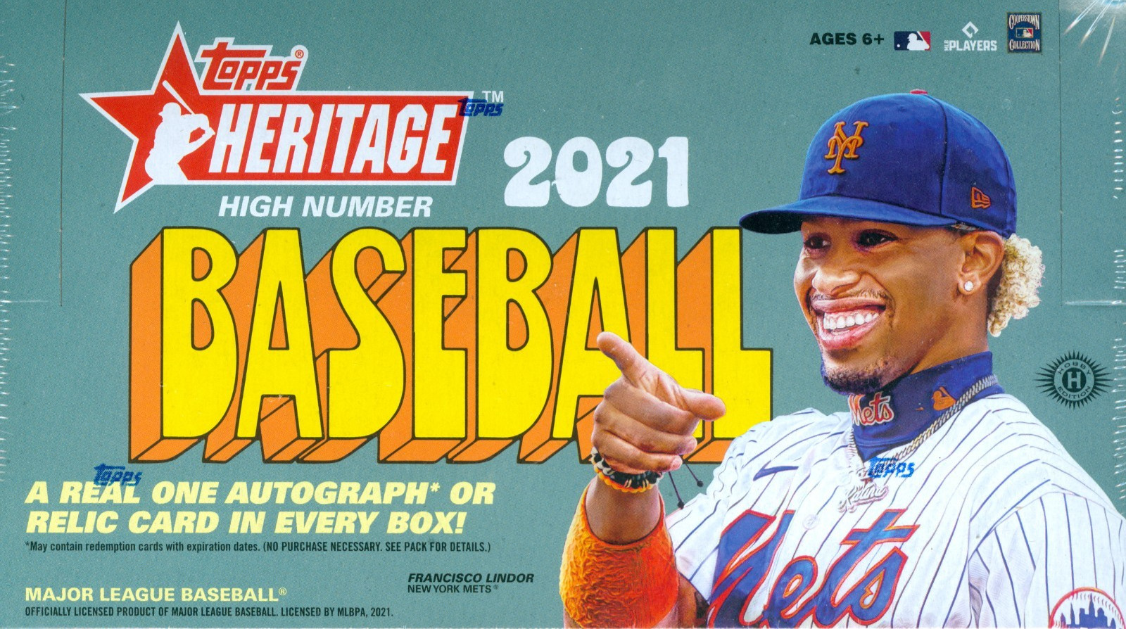 2021 Topps Heritage High Number Baseball Factory Sealed Hobby Box