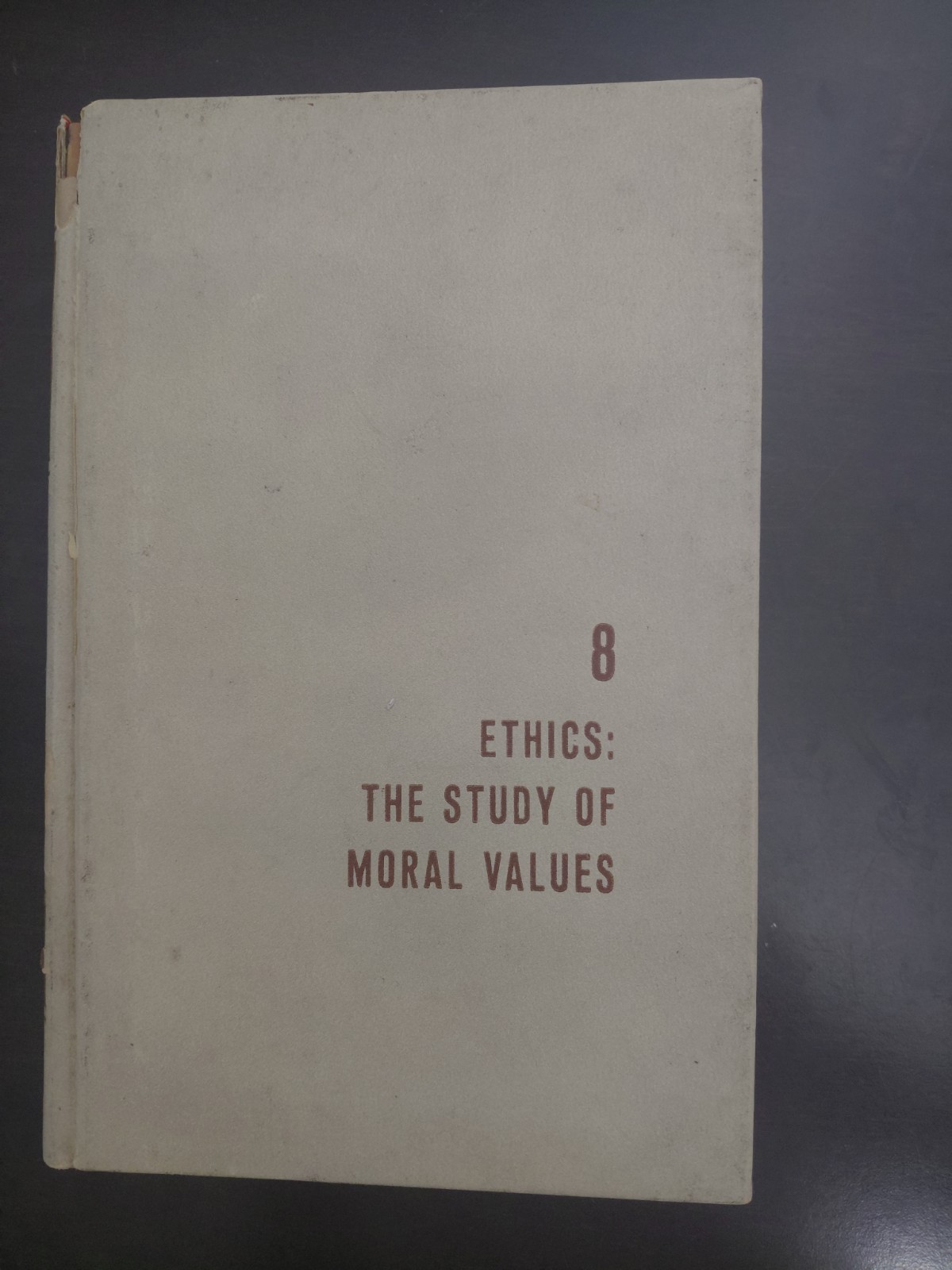 Vintage 1962 Ethics: Study of Moral Values Adler Cain Great Ideas Vol 8