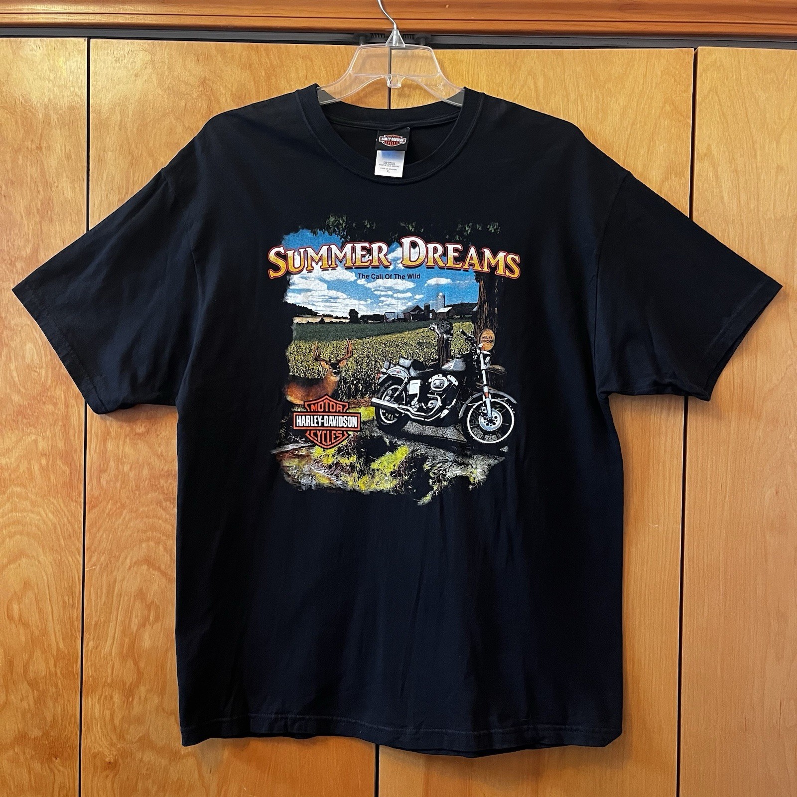 VTG Harley-Davidson Summer Dreams T-Shirt 2001 The Call Of The Wild Graphic XL VTG Harley-Davidson Summer Dreams T-Shirt 2001 The Call Of The Wild Graphic XL
