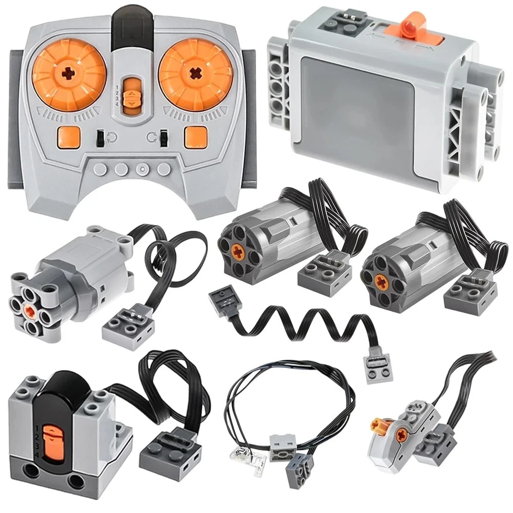 9Pack Motor Set Plastic Compatible with Lego Remote Control for STEM Project