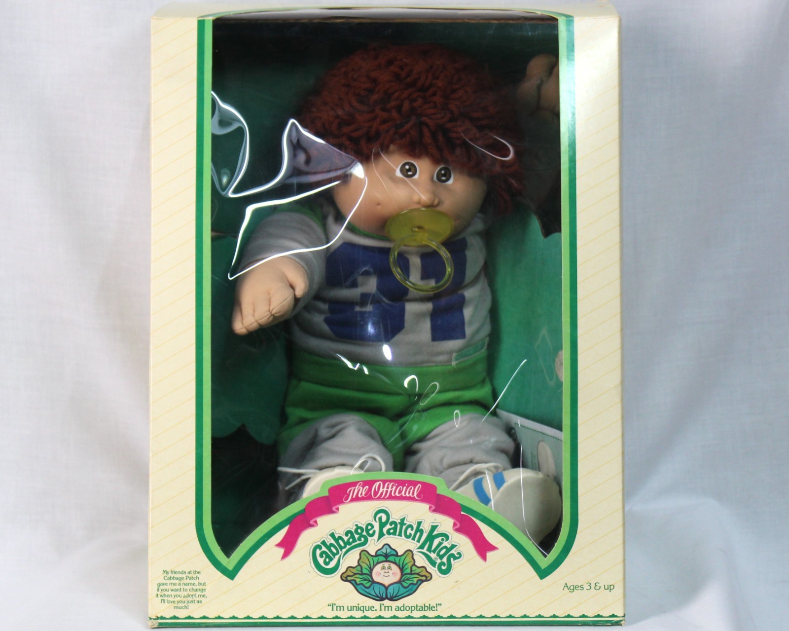 Vintage 1983/84 Coleco Cabbage Patch Kid Byrne Grover Original Box