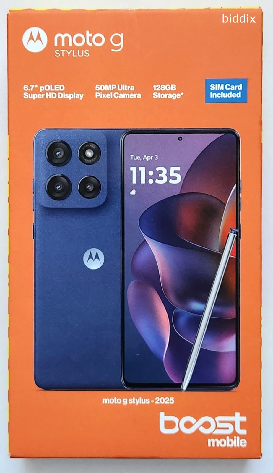 Boost Mobile Motorola Moto G Stylus 2025 6.7\