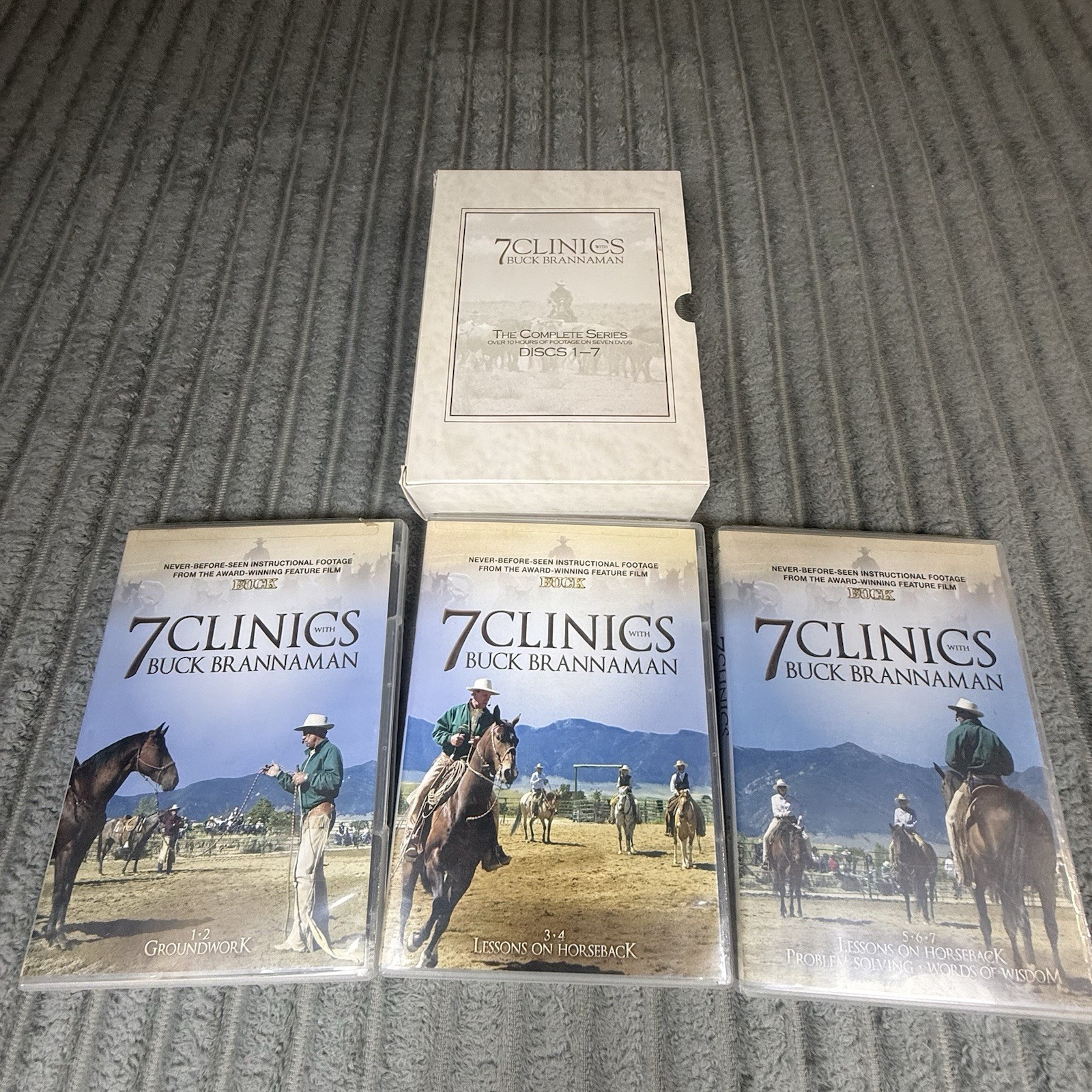 7 Clinics With Buck Brannaman: The Complete Series (DVD 7-Discs) Horse Riding 7 Clinics With Buck Brannaman: The Complete Series (DVD 7-Discs) Horse Riding