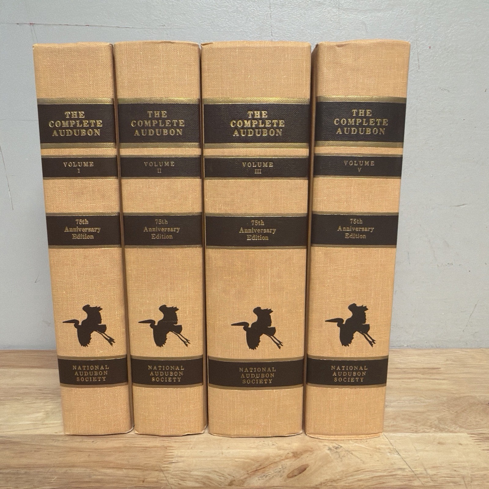 The Complete Audubon Book 75th-anniversary Ed by National Society Vol 1,2,3,5 The Complete Audubon Book 75th-anniversary Ed by National Society Vol 1,2,3,5