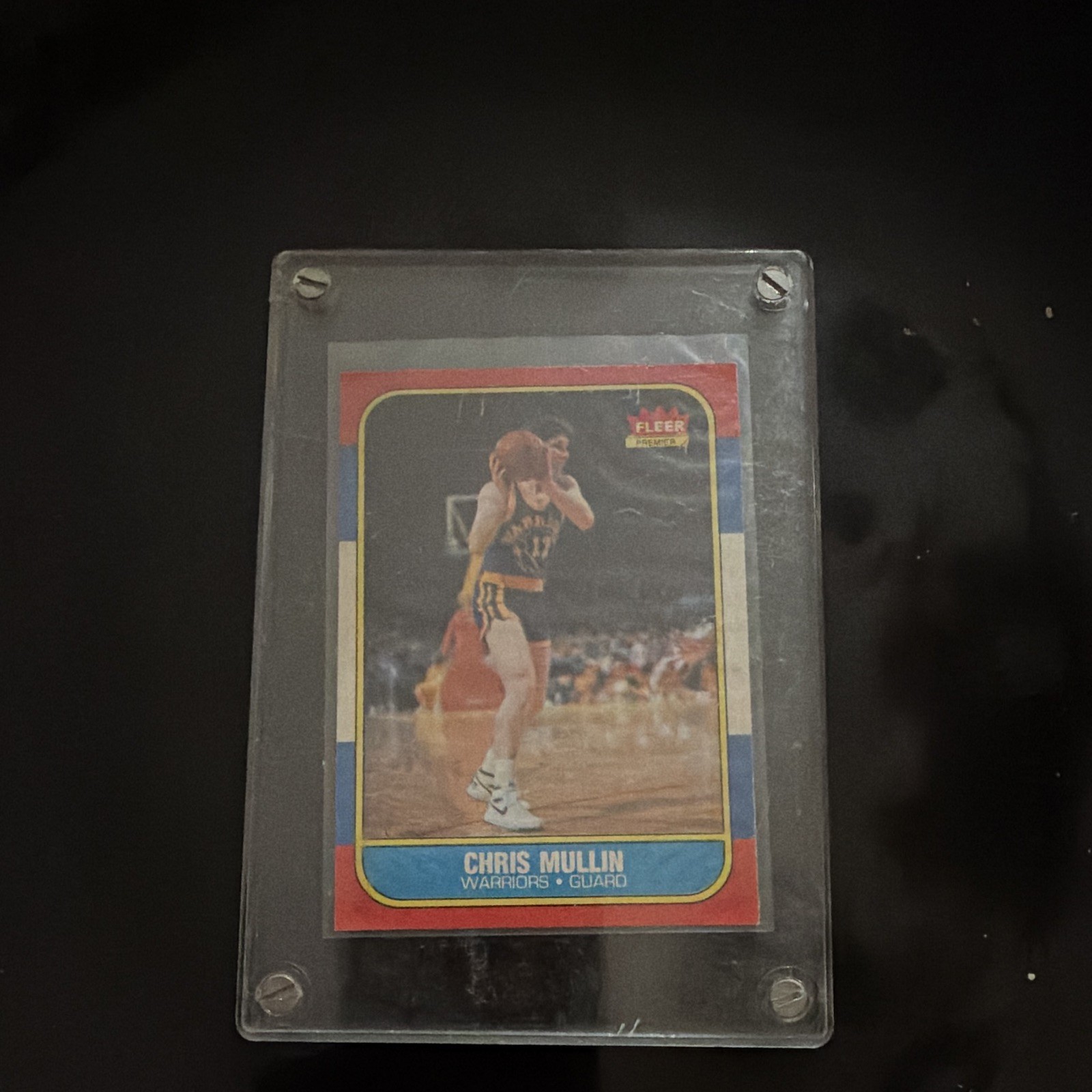 Fleer 1986-87 Fleer Chris Mullin #77 Rookie Card Golden State Warriors Base