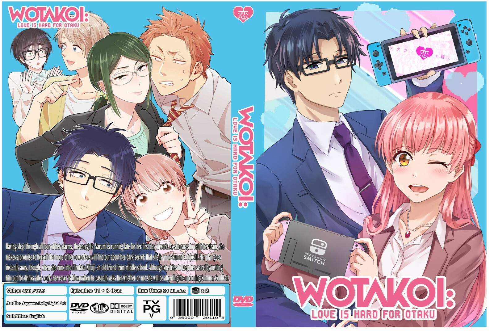 WOTAKOI: Love is Hard for Otaku Anime Series + 3 Ova WOTAKOI: Love is Hard for Otaku Anime Series + 3 Ova