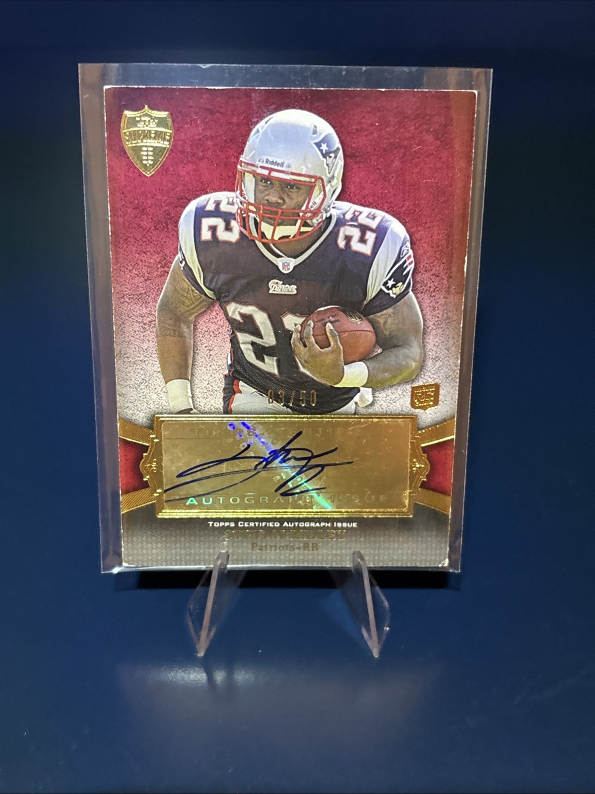 Stevan Ridley RC AUTO /50 2011 Topps Supreme Red #SRA-SR, Patriots *condition* Stevan Ridley RC AUTO /50 2011 Topps Supreme Red #SRA-SR, Patriots *condition*