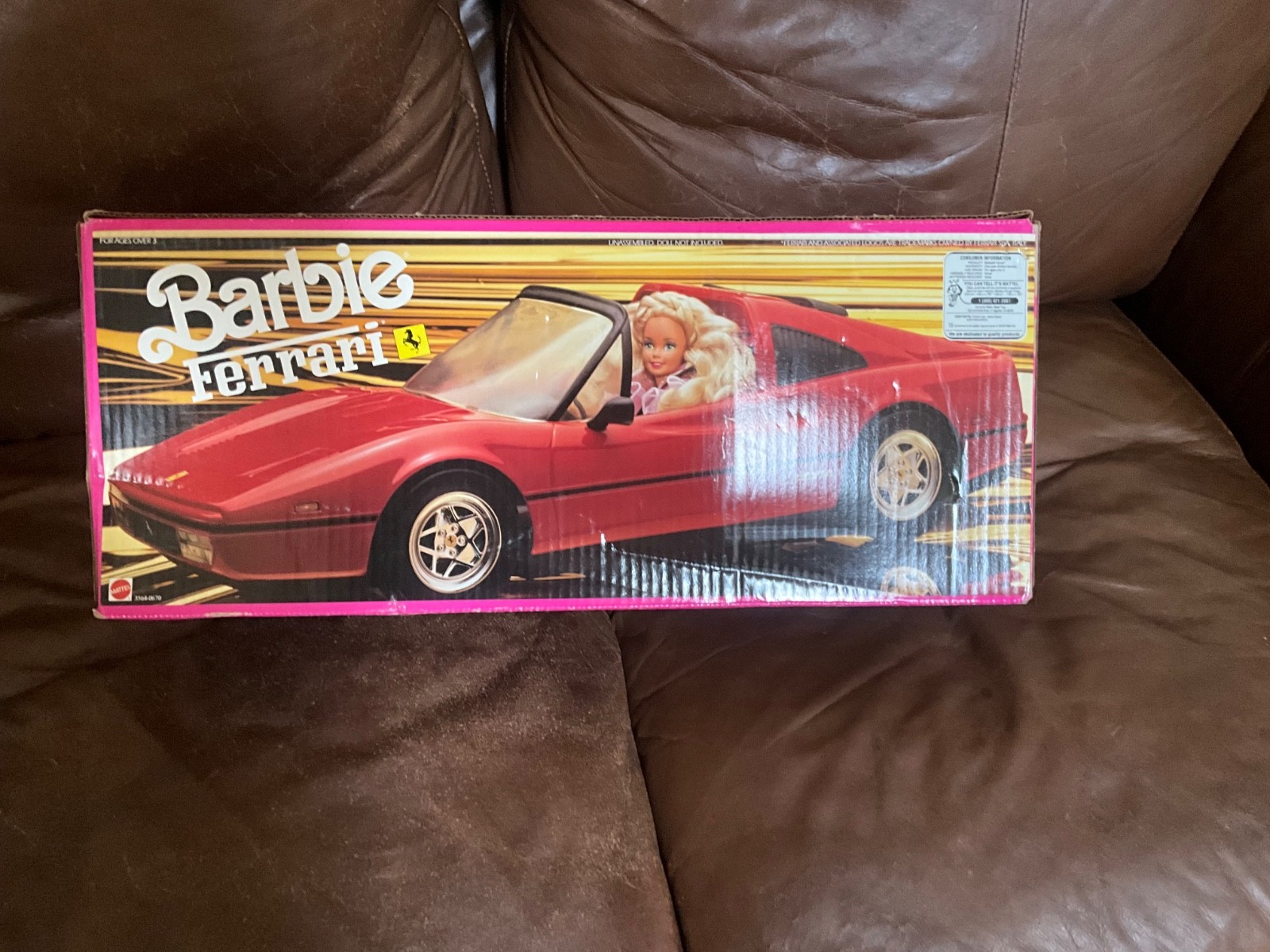 VTG 1987 Barbie Ferrari Red Car 3136 W/Box & Rare Ultra Vette Promo Mailaway... VTG 1987 Barbie Ferrari Red Car 3136 W/Box & Rare Ultra Vette Promo Mailaway...