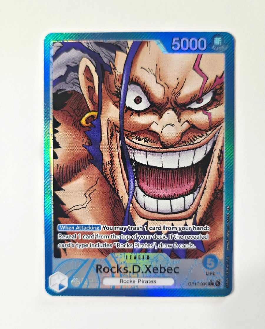 Rocks.D.Xebec OP17-039 Leader Foil Alt Art ENGLISH