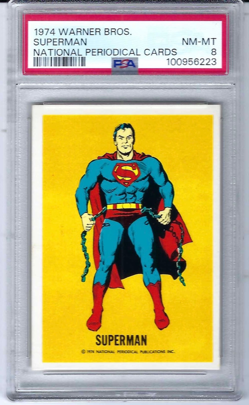 1974 Warner Bros Wonder Bread DC National Periodical Superman PSA  NM-MT - 8