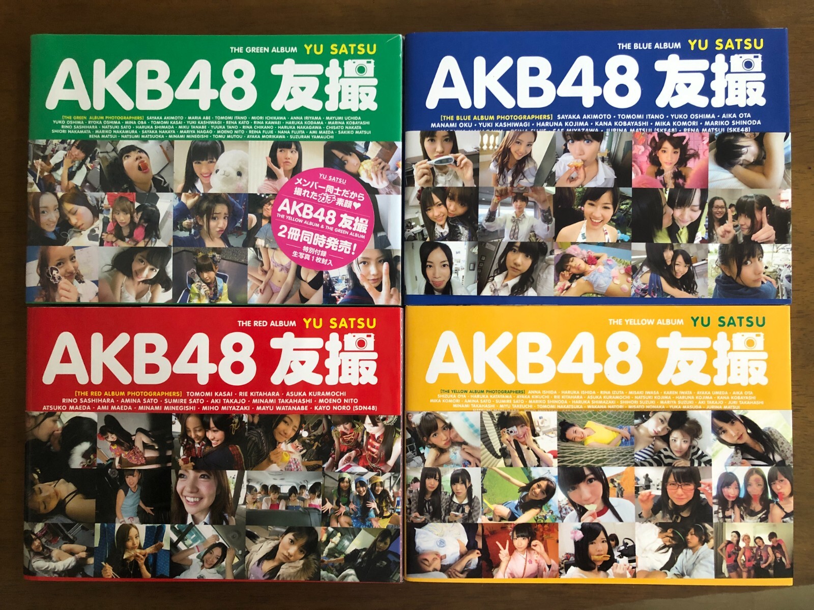 AKB48 YU SATSU 4 book set Idol Photo Collection Sayaka Akimoto Tomomi Itano...