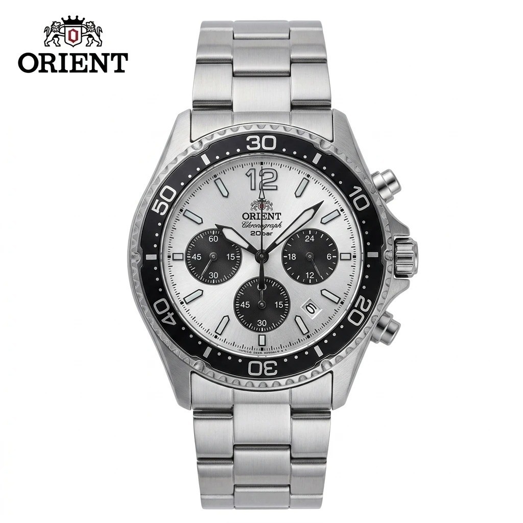 Orient Mako Japan Chronograph Men Watch Waterproof Diver Surprise Birthday Gift