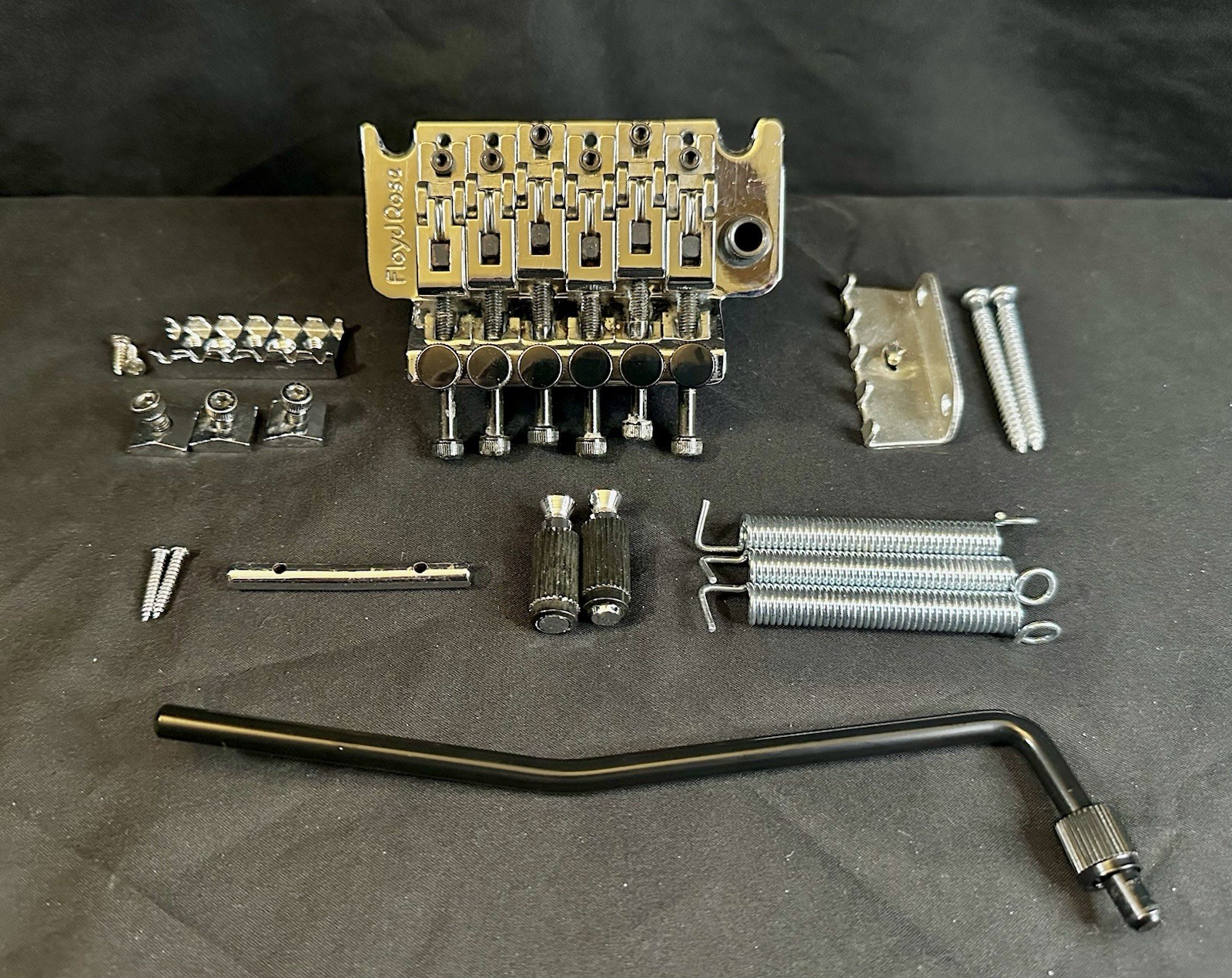 Floyd Rose 1000 Series Tremolo w/ BR2 Locking Nut & All Hardware Chrome