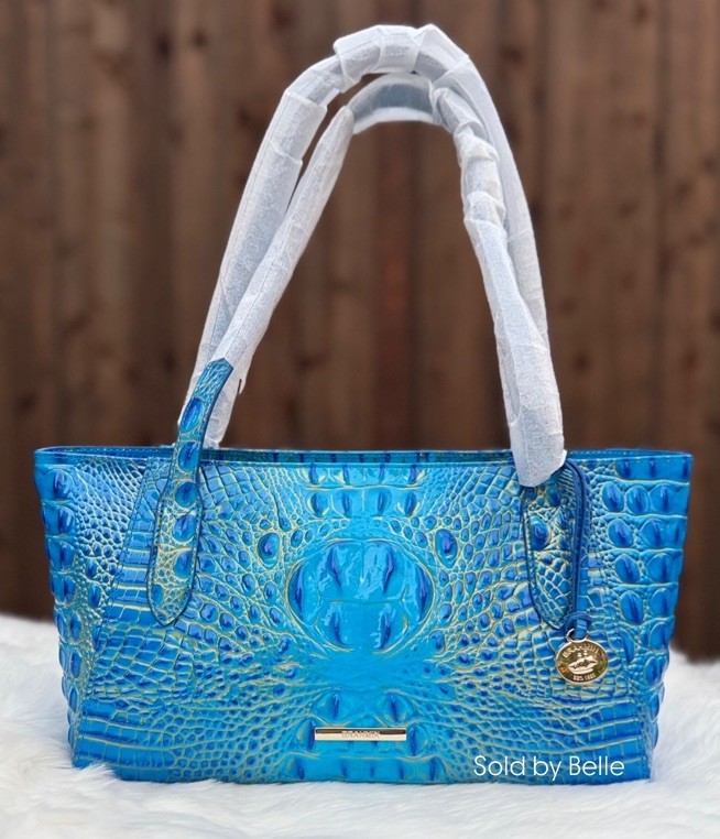 NWT Brahmin Toyna Electric Blue Melbourne Leather Shoulder Tote Bag Purse NWT Brahmin Toyna Electric Blue Melbourne Leather Shoulder Tote Bag Purse
