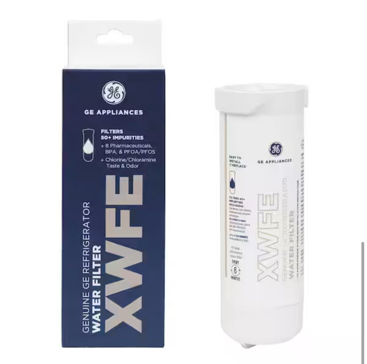Genuine GE XWFE Filter WITH CHIP/ SEALED (Serial # on filter) PIC 10/11 CHIP