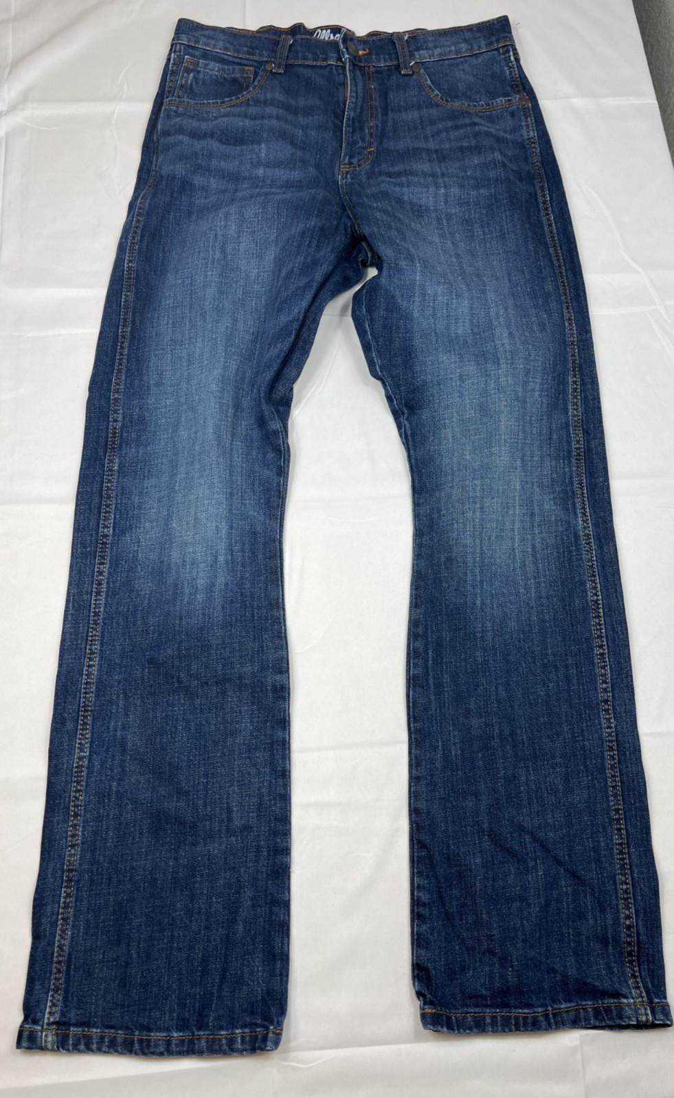 Wrangler Retro Mens Boot Cut Jeans 32x34 Western Dark Wash Relaxed