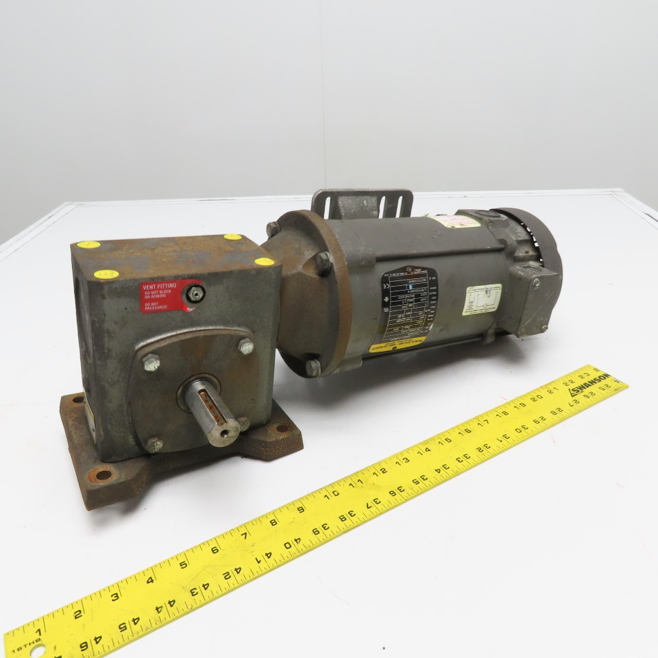 Baldor F-921-20-B5-H 1HP 20:1 Right Angle Gearmotor 180VDC 125RPM Baldor F-921-20-B5-H 1HP 20:1 Right Angle Gearmotor 180VDC 125RPM