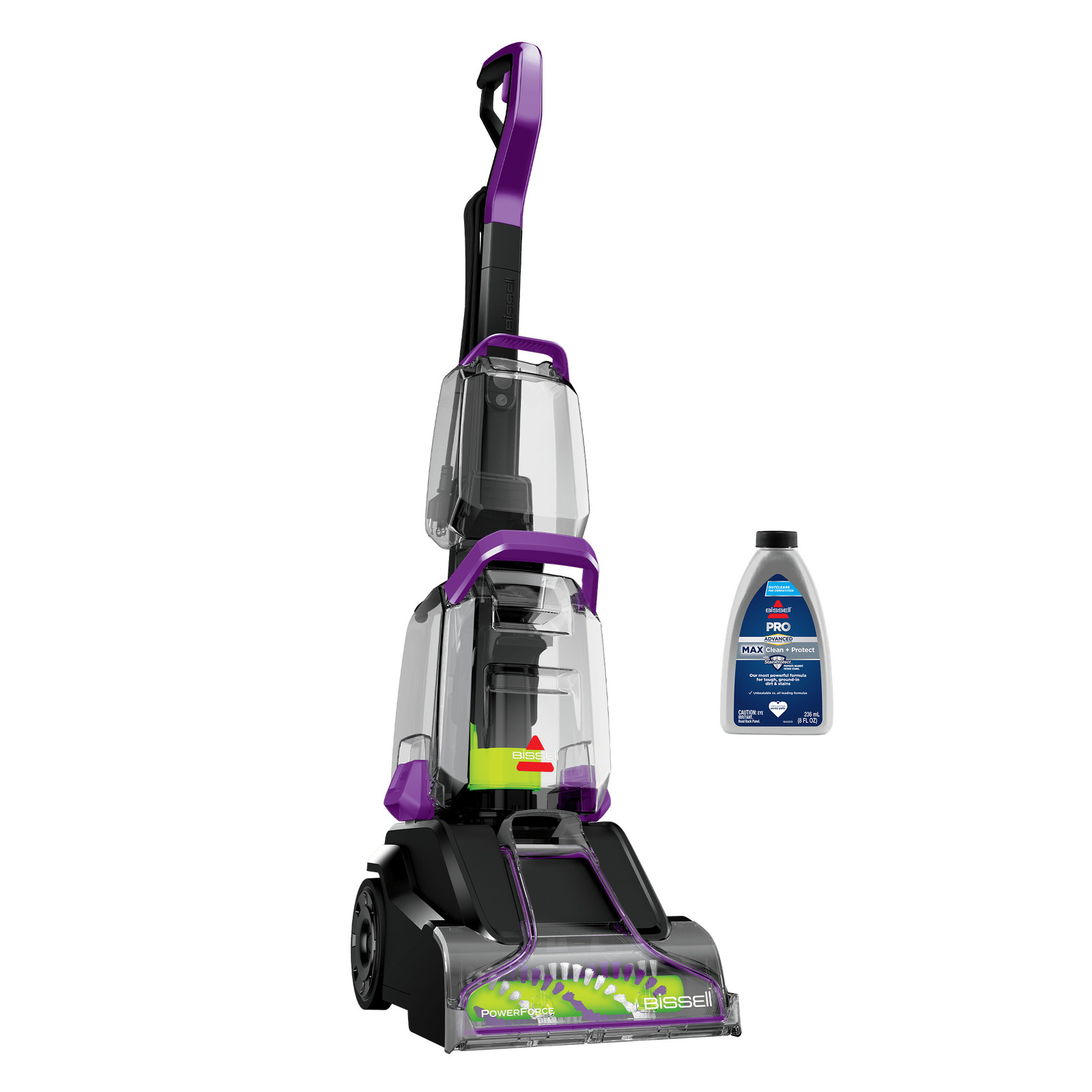 Bissell PowerForce PowerBrush Upright Deep Cleaner, 4-Row DeepReach Brush,