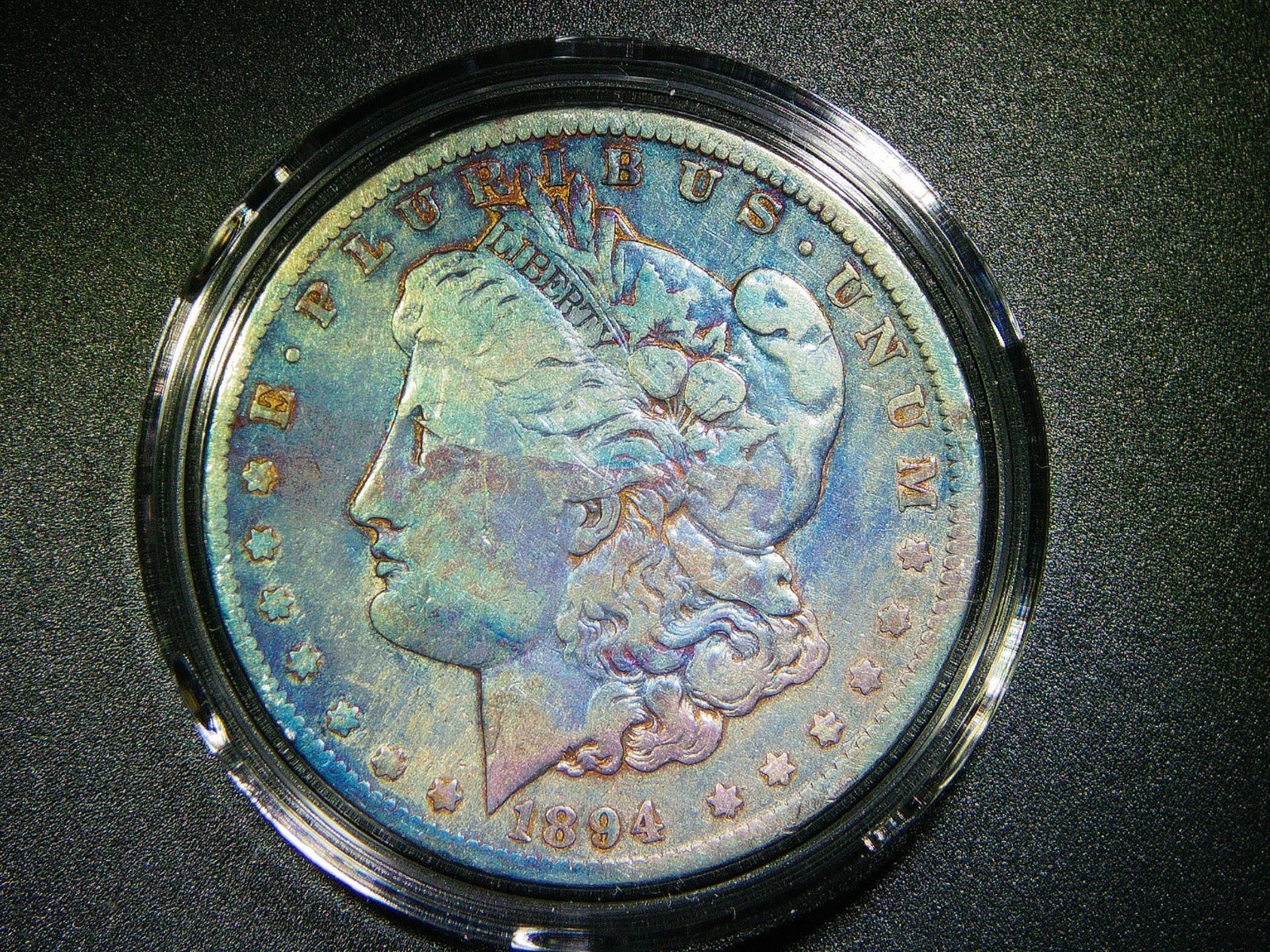 F/VF 1894-O MORGAN SILVER DOLLAR BEAUTIFULLY TONED COLLECTOR QUALITY COIN M-2238