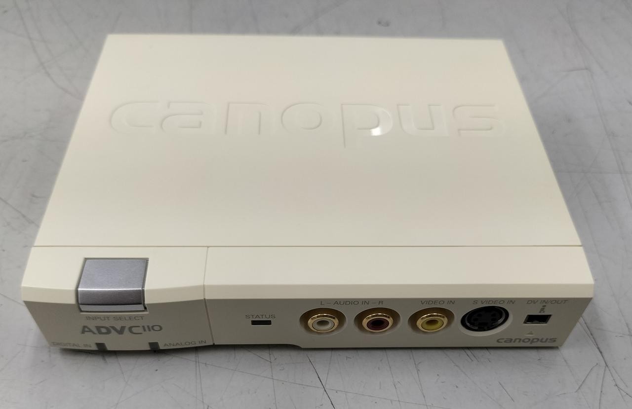 Canopus ADVC-110 Analog Digital Converter Grass Valley Junk