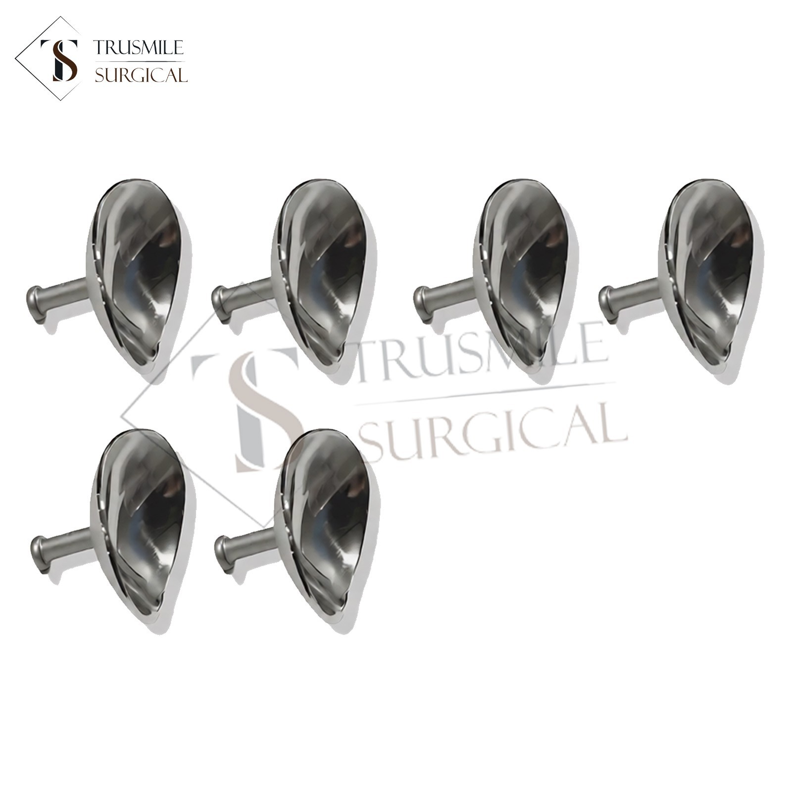 6 Pcs Lot Corneal Shield Laser Eye Shield Corneal Protector Stainless Steel