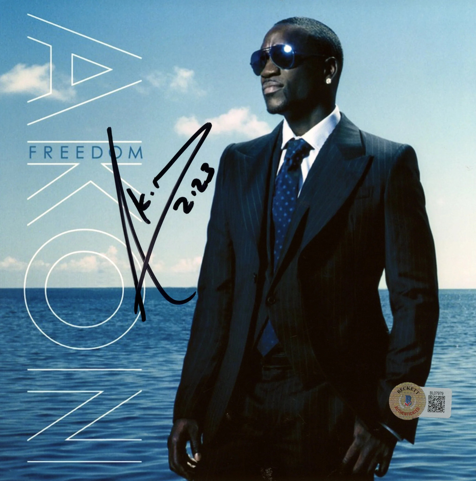 Akon Signed Autographed 8x8 Photo \