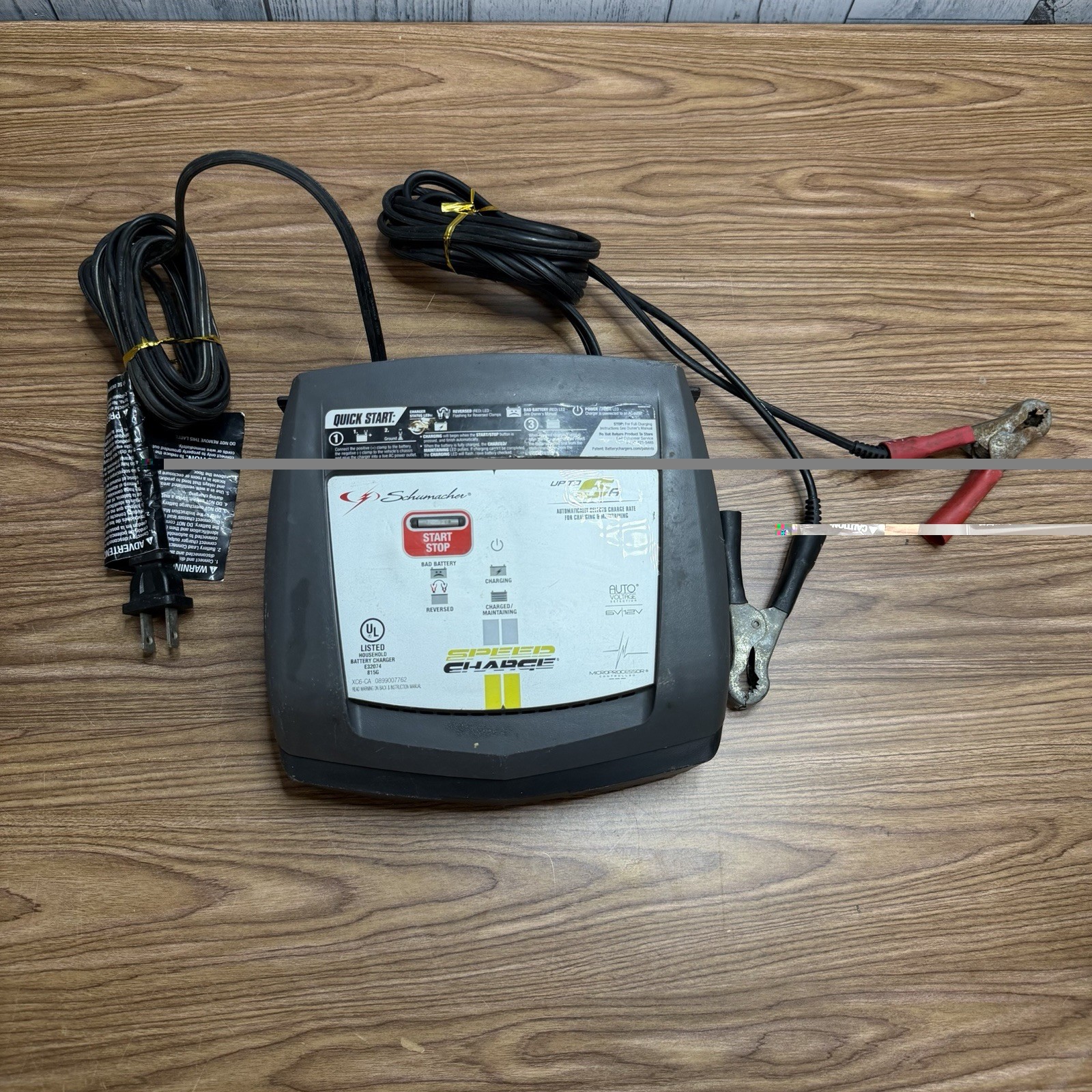 Schumacher XC6-CA Speed Charge 6V/12V Battery Charger 6A Auto Voltage Detection