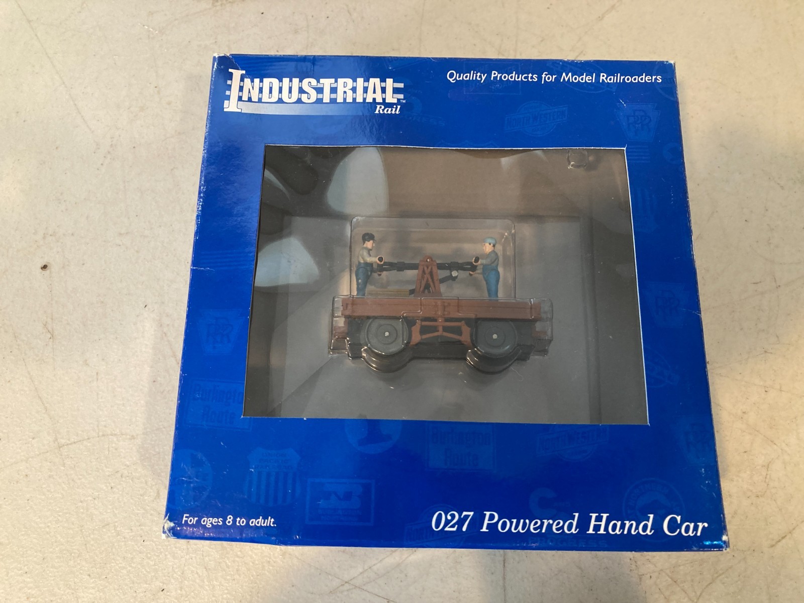 INDUSTRIAL RAIL IDMU1001 027 MOTORIZED HAND CAR MINT UNRUN ORIGINAL BOX