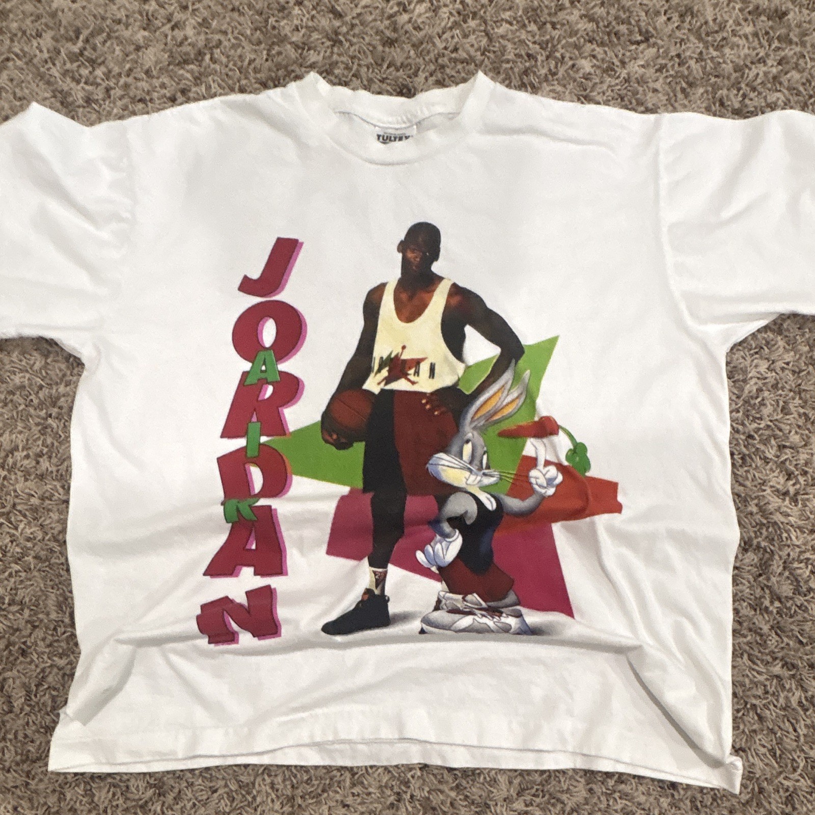 Rare Vintage 90s Tultex Bugs Bunny Looney Tunes jordan single stitch graphic XL Rare Vintage 90s Tultex Bugs Bunny Looney Tunes jordan single stitch graphic XL