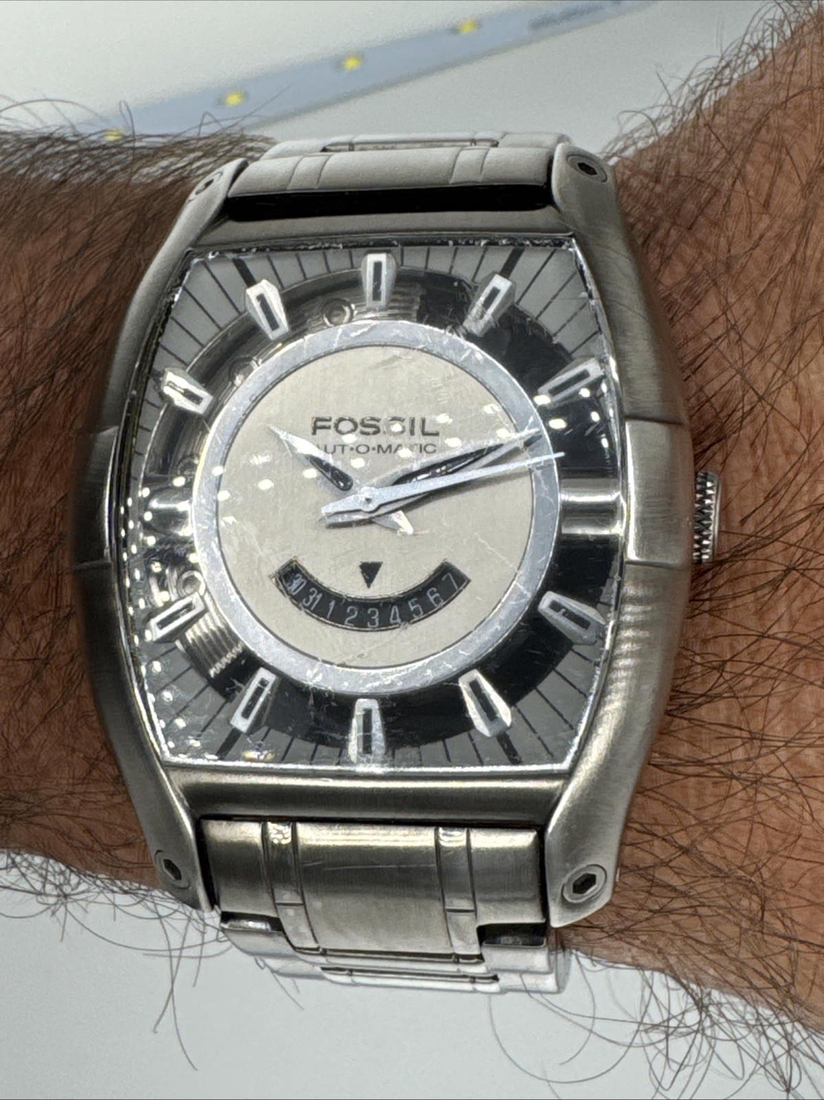 Men’s FOSSIL Automatic Wrist Watch  - Reloj Automático Marca FOSSIL