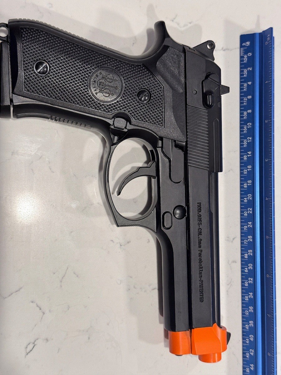 1:1 M92A1 Beretta Model full Metal Toy Gun Huge 92fs pistol collectible 2lbs