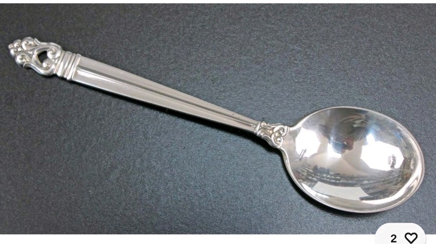 International Royal Danish Cream Soup Spoon No Mono 6.5\