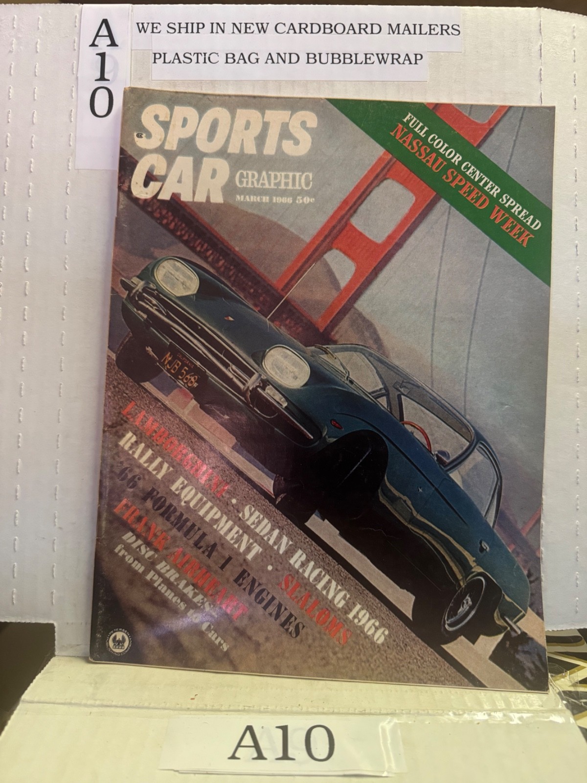 Vintage Sports Car Graphic Magazine March 1966