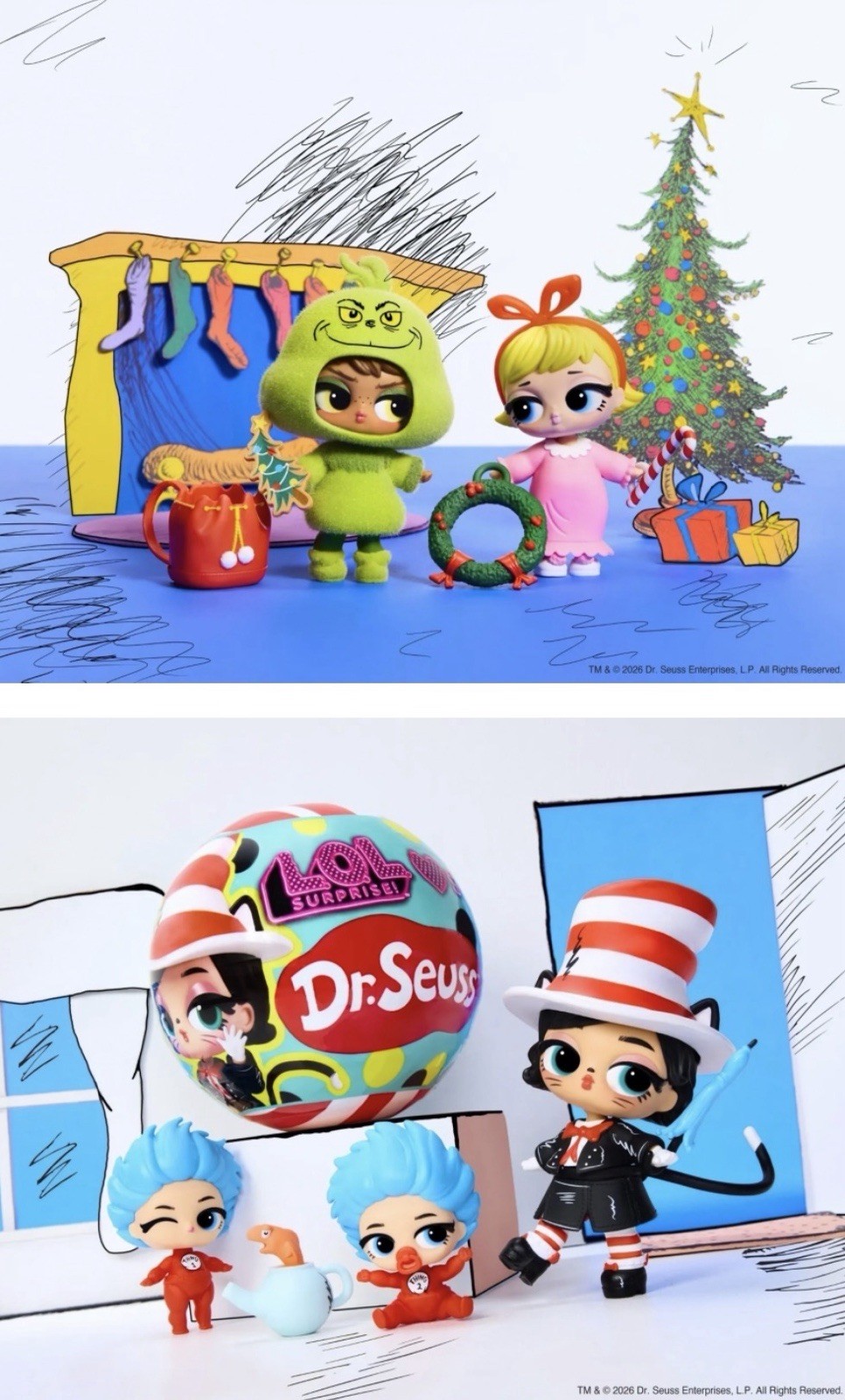 NEW IN HAND LOL Surprise Loves DR. SEUSS Tots Grinch Cat In The Hat Cindy Lou NEW IN HAND LOL Surprise Loves DR. SEUSS Tots Grinch Cat In The Hat Cindy Lou