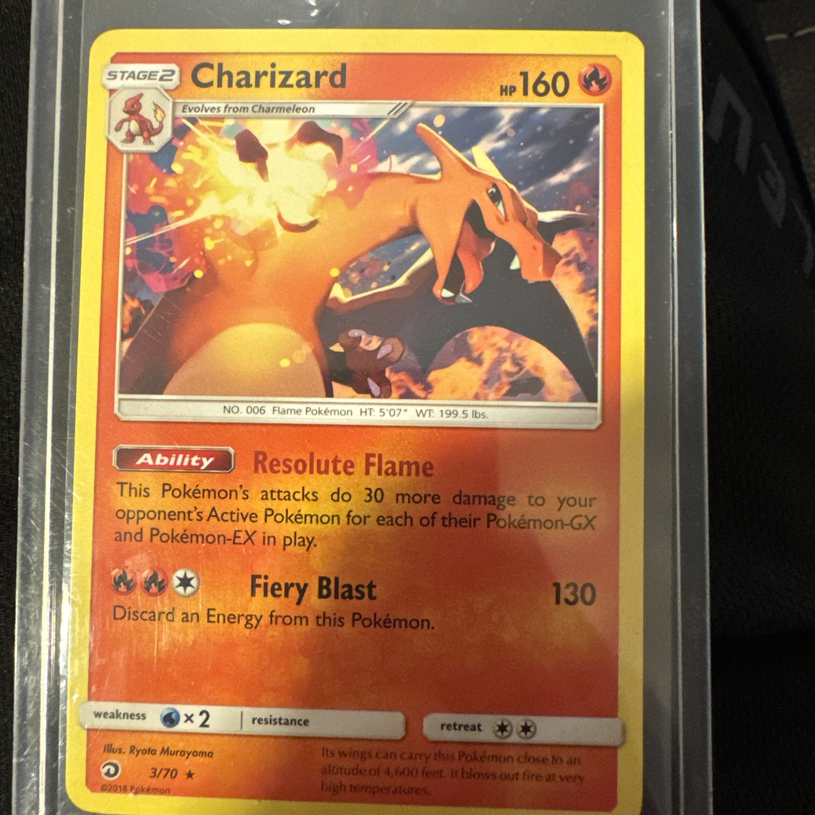 Charizard 3/70 Dragon Majesty Holo