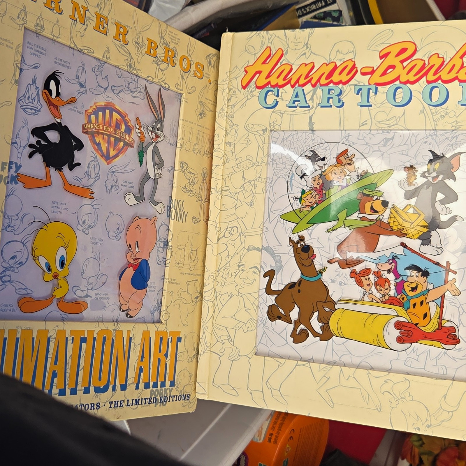 Warner Bros. & Hanna-Barbera Cartoon Art Book 1990s Scooby-Doo Bugs Bunny