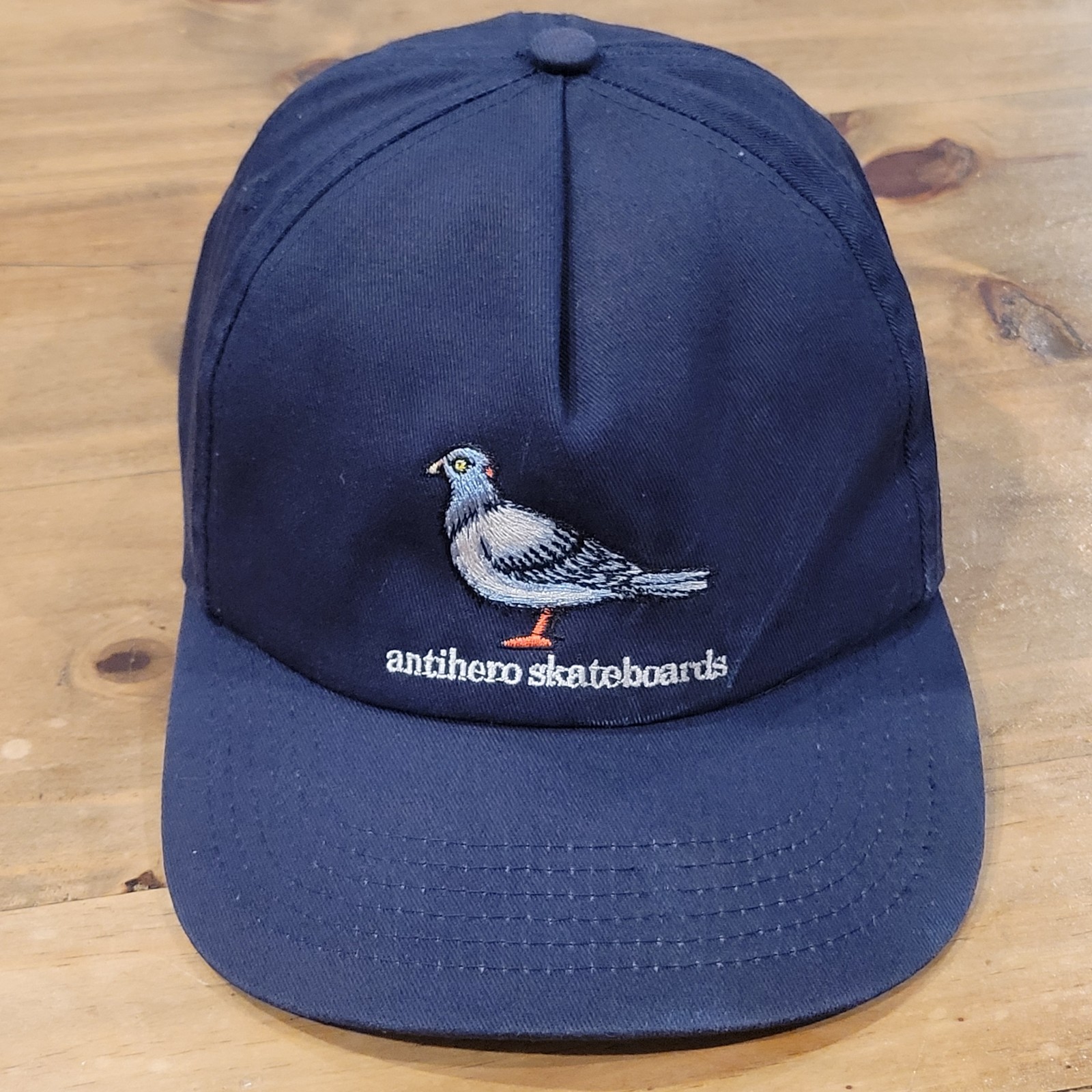 Anti Hero Skateboards Hat Snapback Blue Pigeon Logo Skater One Size