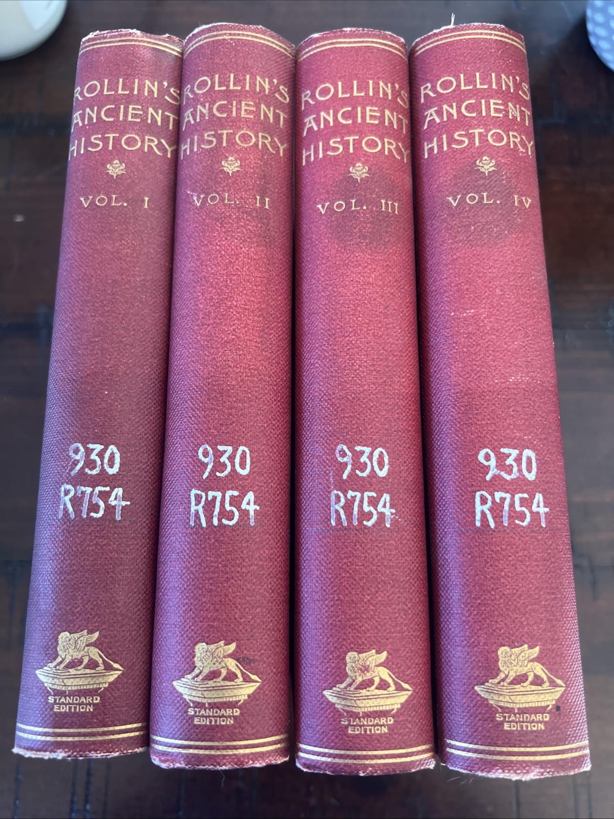 Rollins Ancient History Complete 4 Volume Set