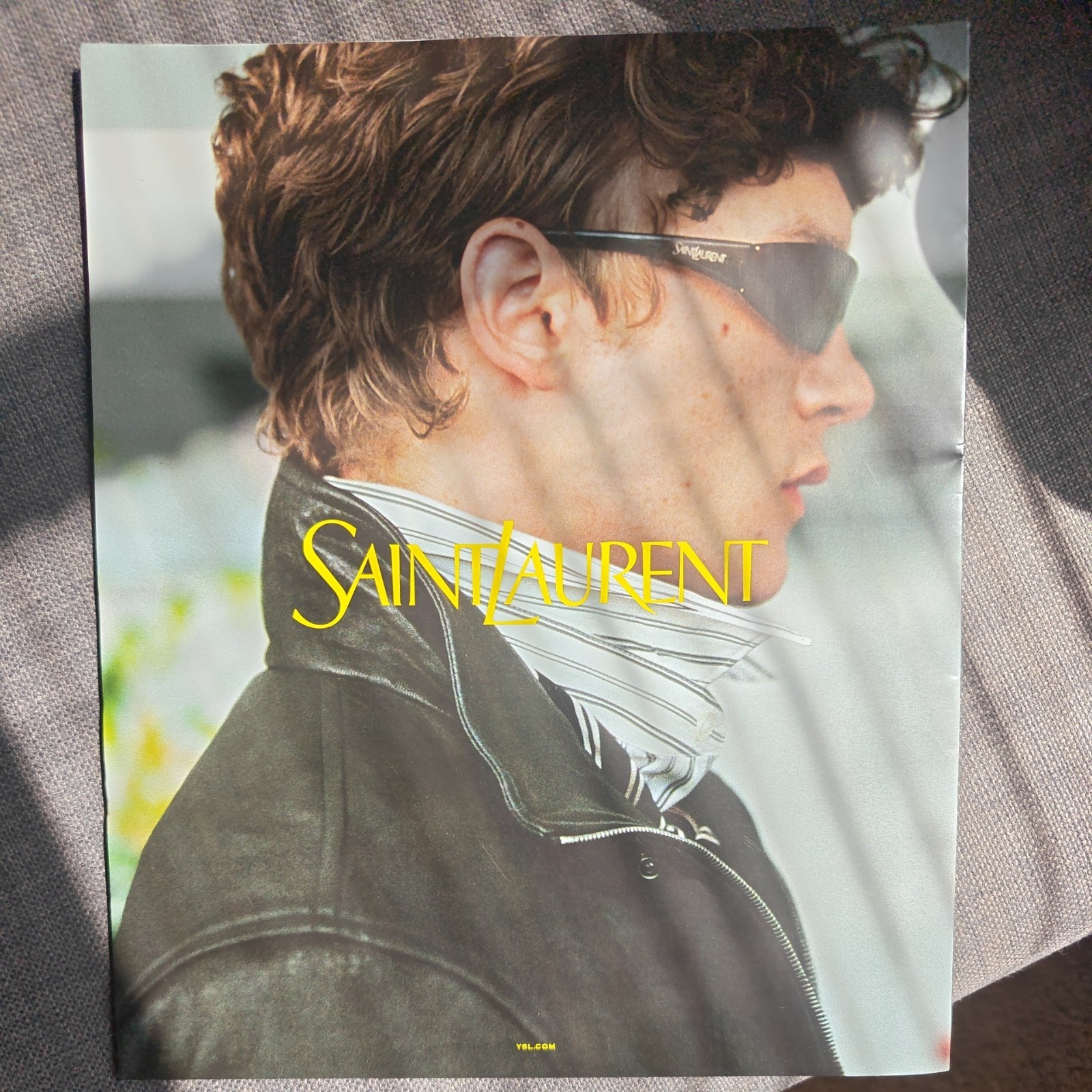 CONNER STORRIE New York Times T Style Magazine Sept 2026 Saint Laurent ad insert