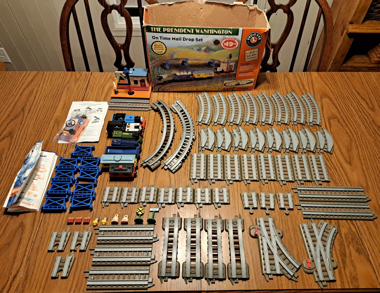 Lionel The President Washington On Time Mail Drop Set Adapter 80+ Pieces EXTRAS